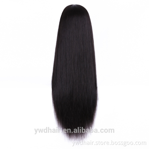 Grade 7A Virgin Hair human lace front wigs With baby hair Virgin Brazilian Straight Glueless Lace Front Wig